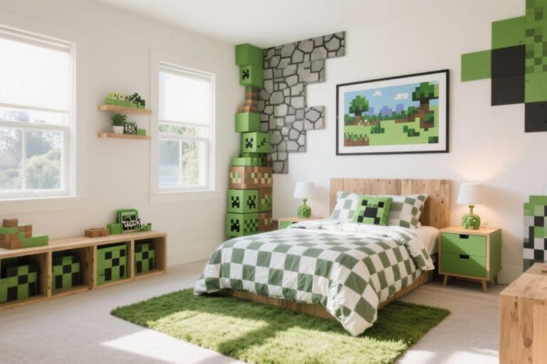 10 Minecraft Bedroom Ideas for a Modern Kids Space - seasonalhomemagic.com