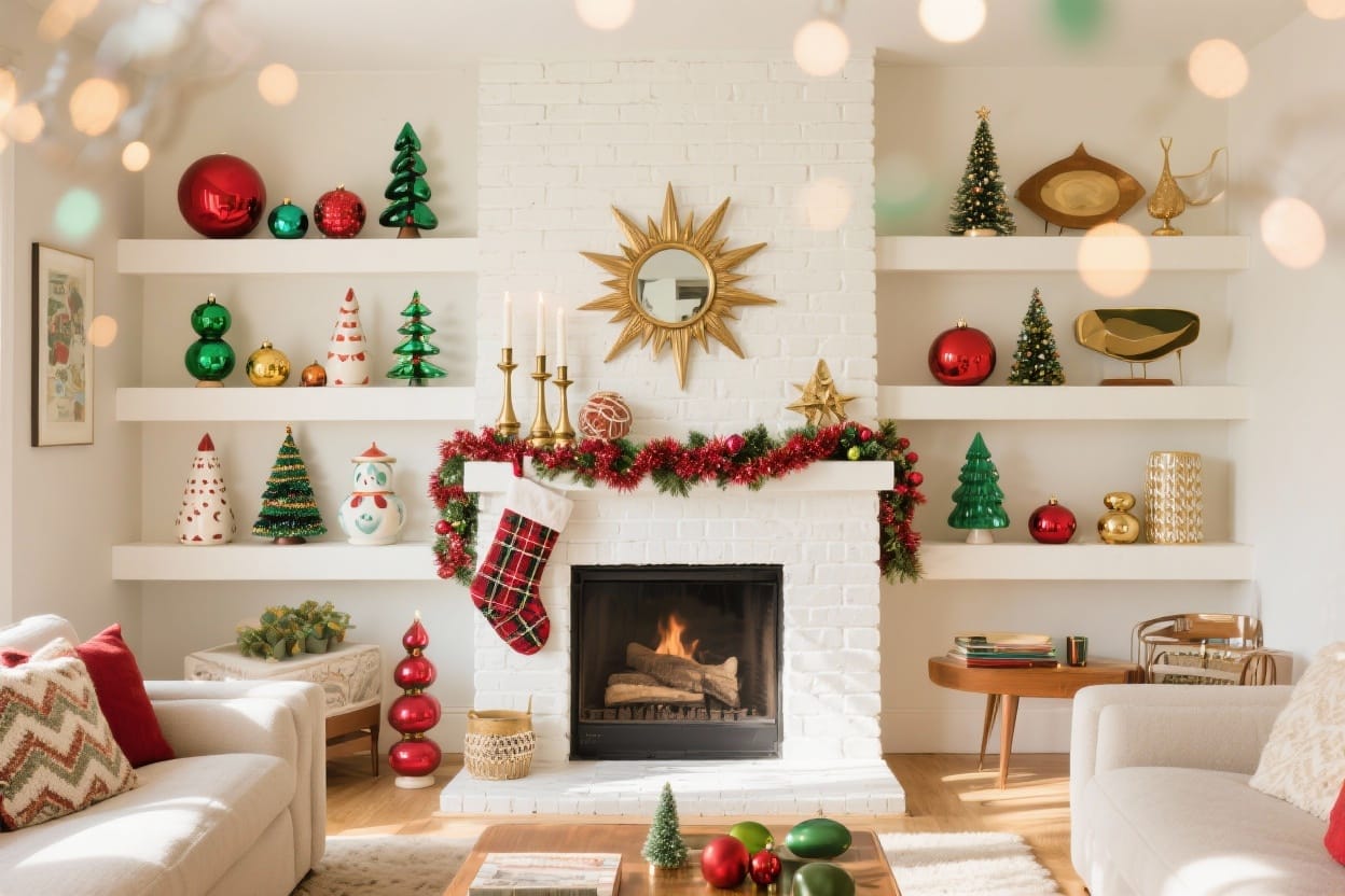 Christmas Mantel Decor