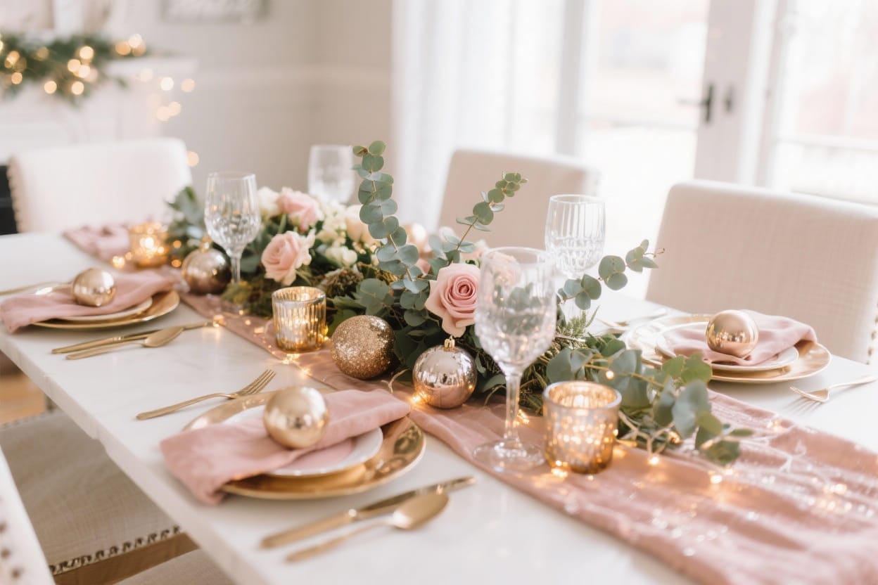 9 Rose Gold Christmas Table Ideas for a Glam Holiday ...