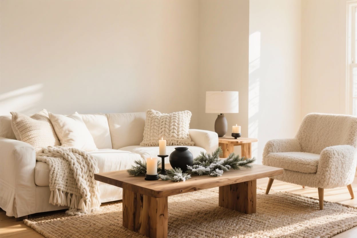 Winter Living Room Decor
