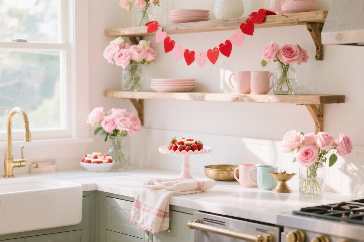 Valentines Day Kitchen Decor