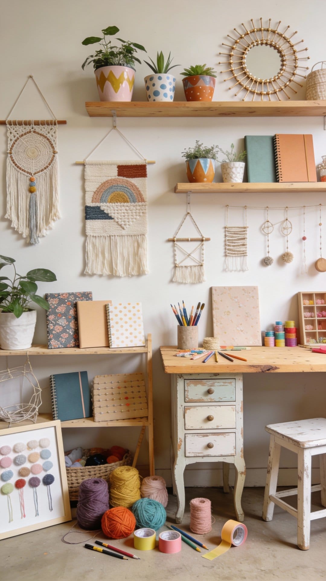 Arts-and-Crafts Workshop Corner