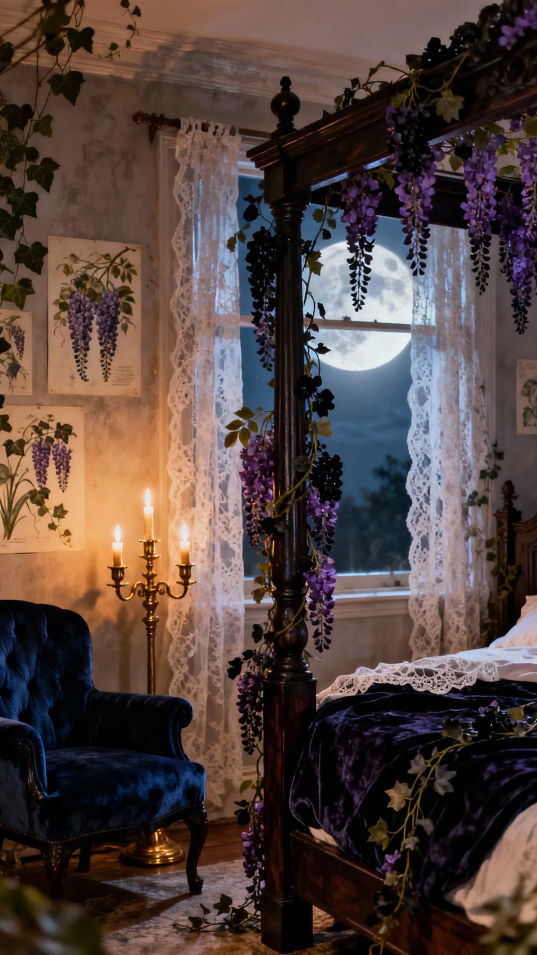 Black Wisteria Daydream