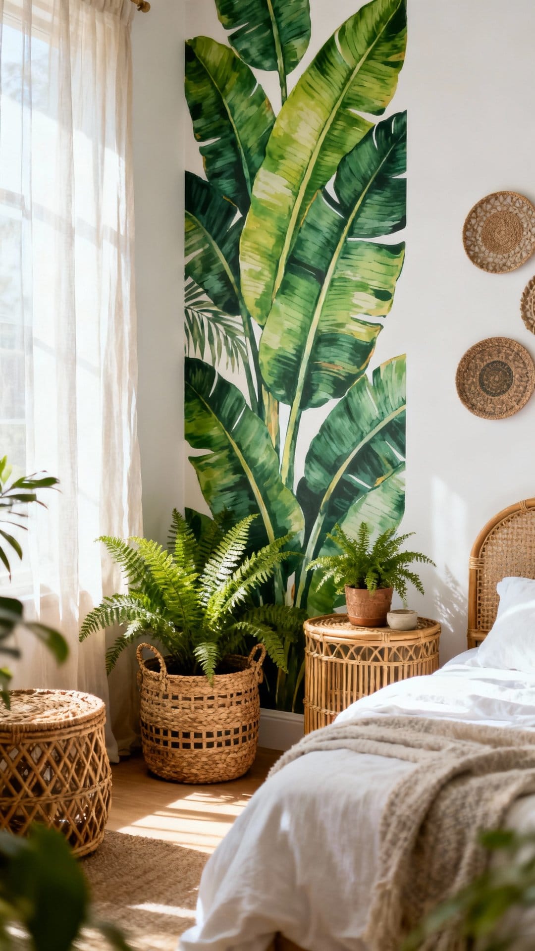 Bold Banana Leaf Statement Wall