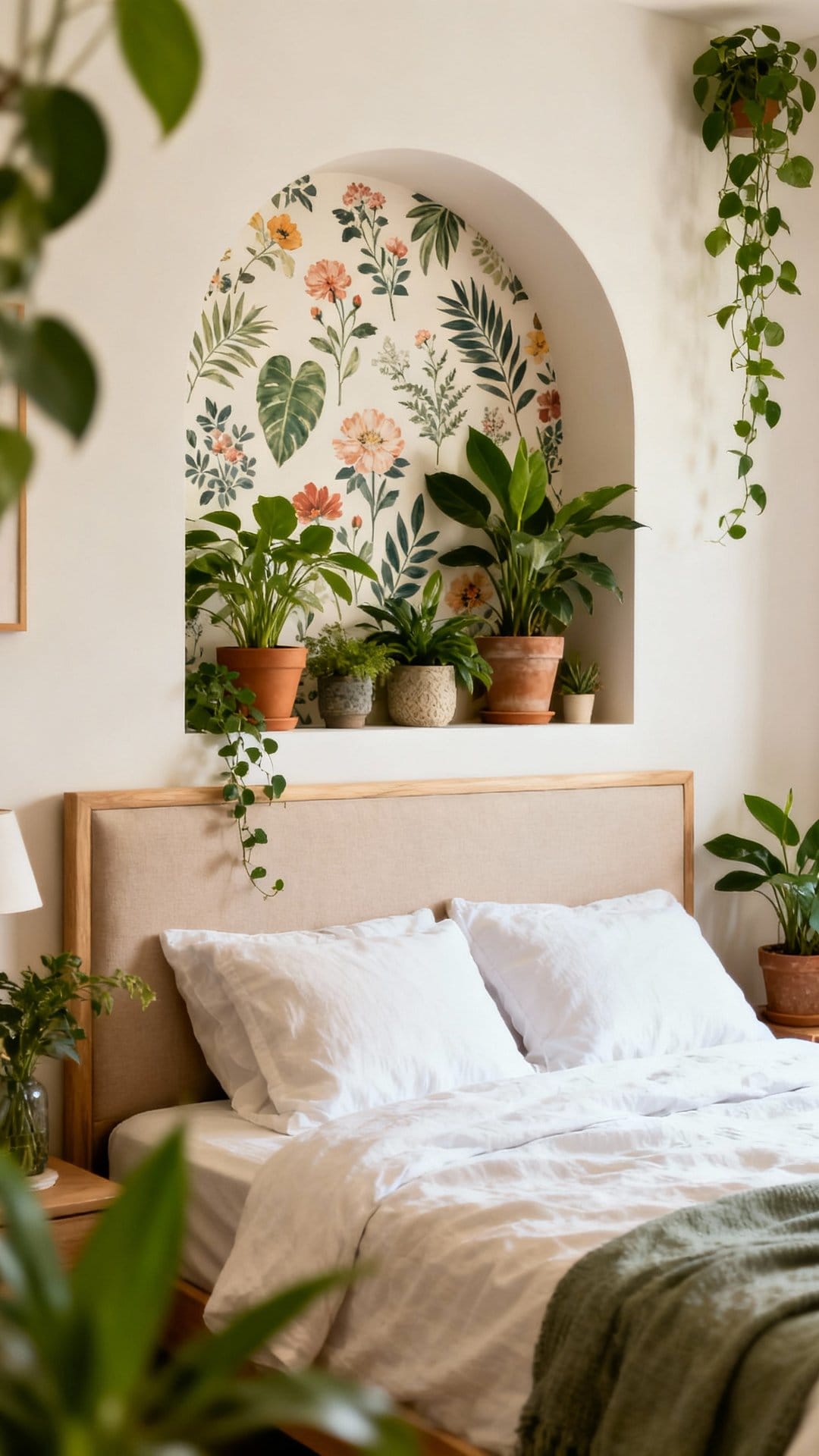 Botanical Headboard Niche