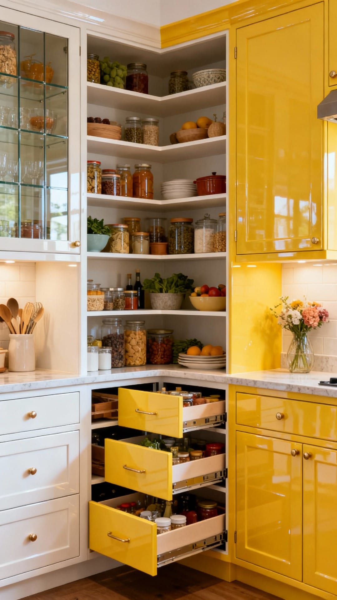 Bright Color Pop Pantry in Gloss Lacquer