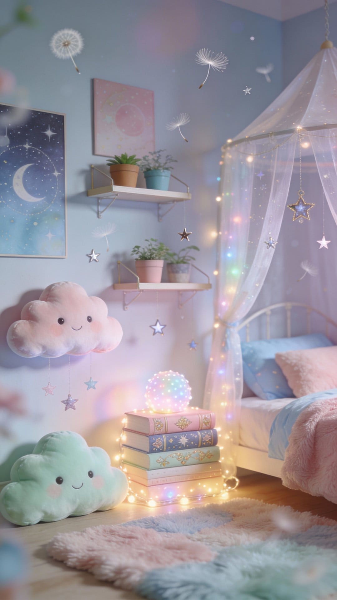 Cloudcore Dreamscape With Floating Details