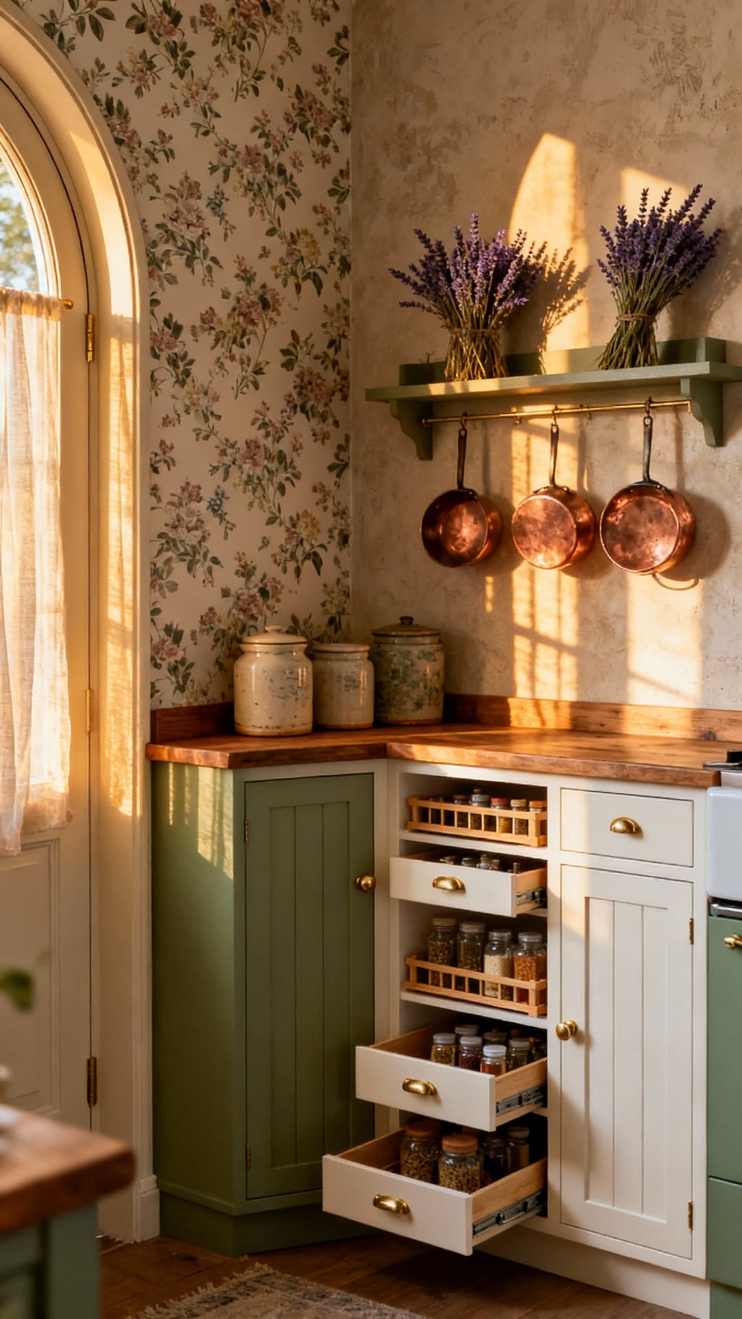 Cottagecore Corner With Curved Arch Door