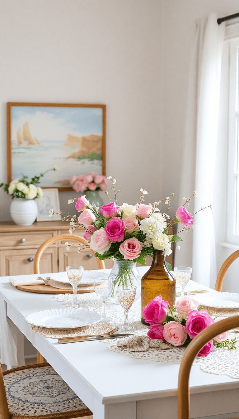 Cottagecore Florals and Lace Layers