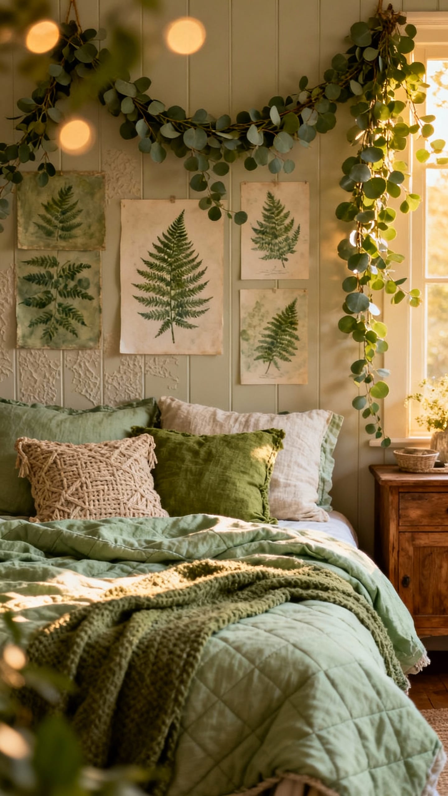 Cottagecore Green With Quilts