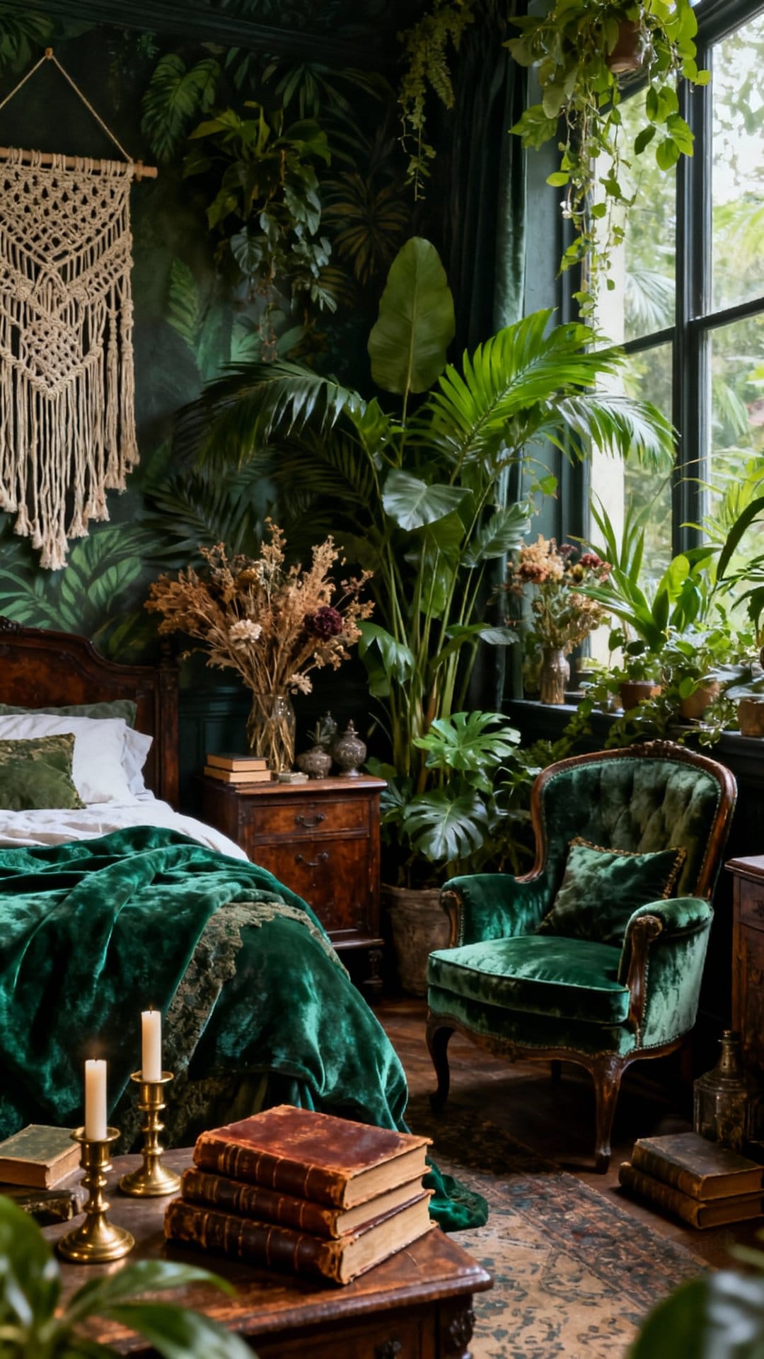 Dark Academia Jungle With Vintage Finds