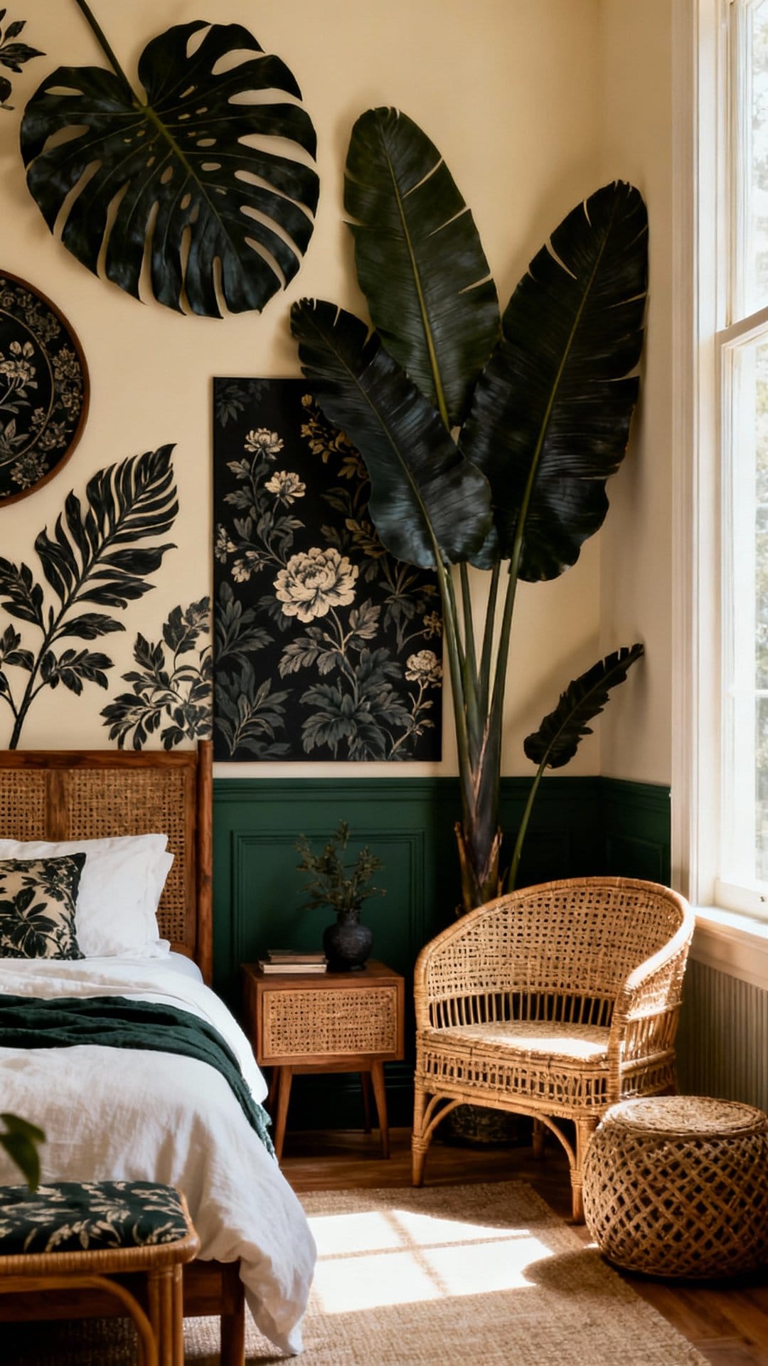 Dark Botanical Chinoiserie