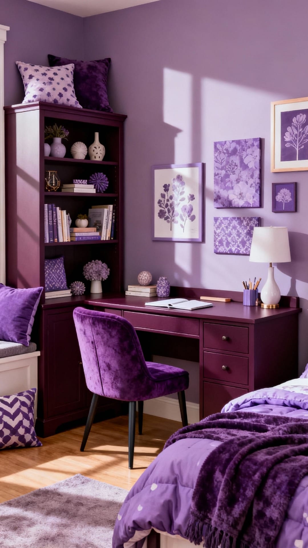 Deep Plum Study Suite