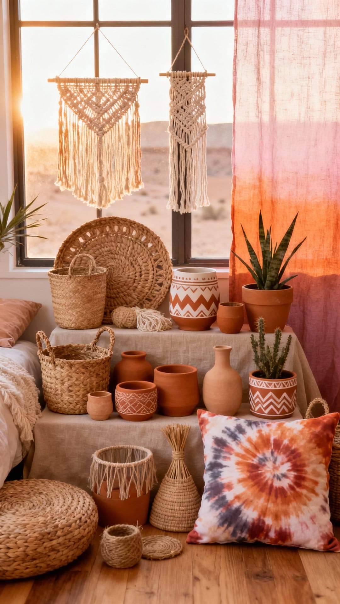 Desert Dusk Boho With Clay Tones