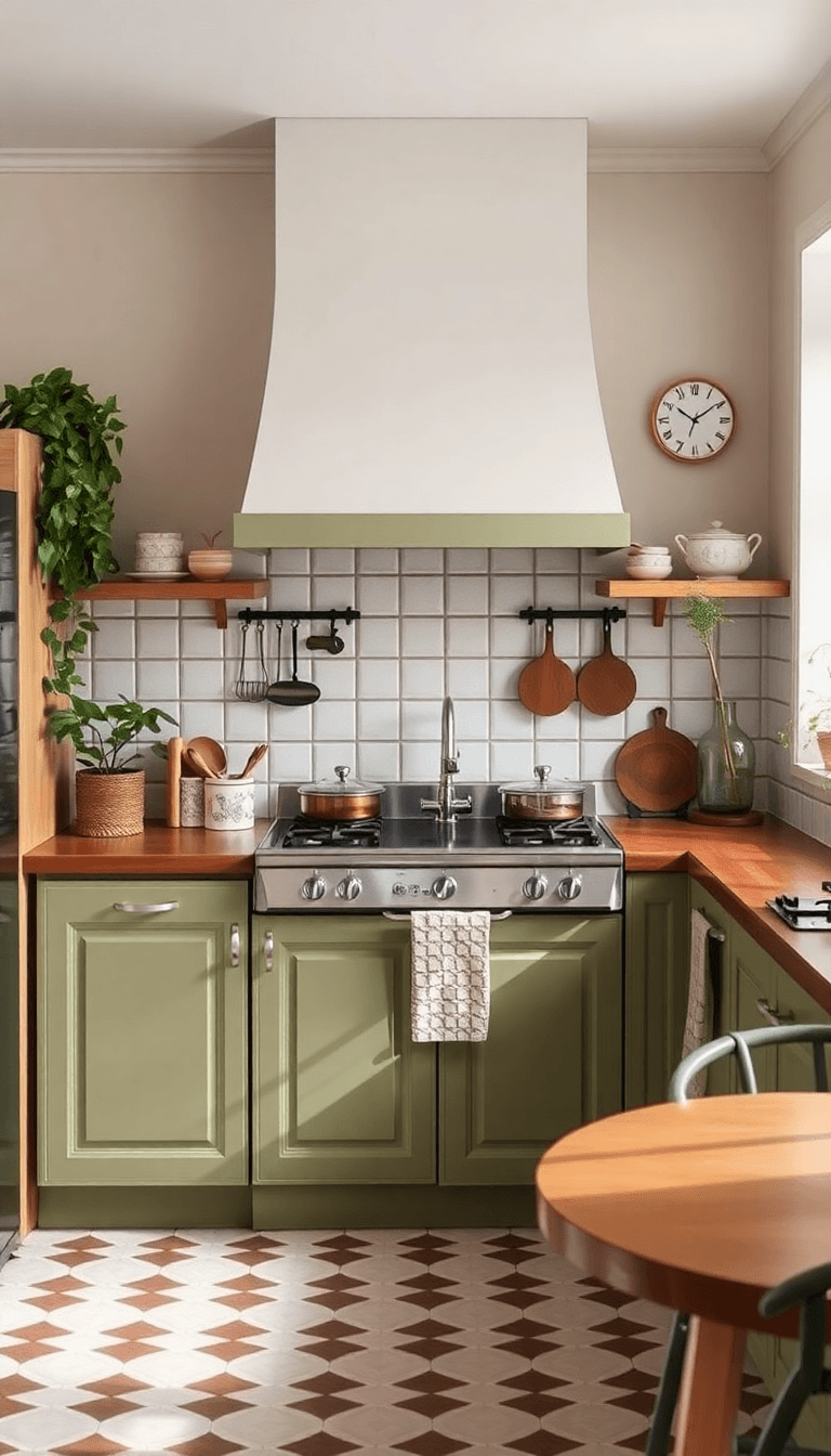 Earthy Eclectic With Tile-Counter Charm