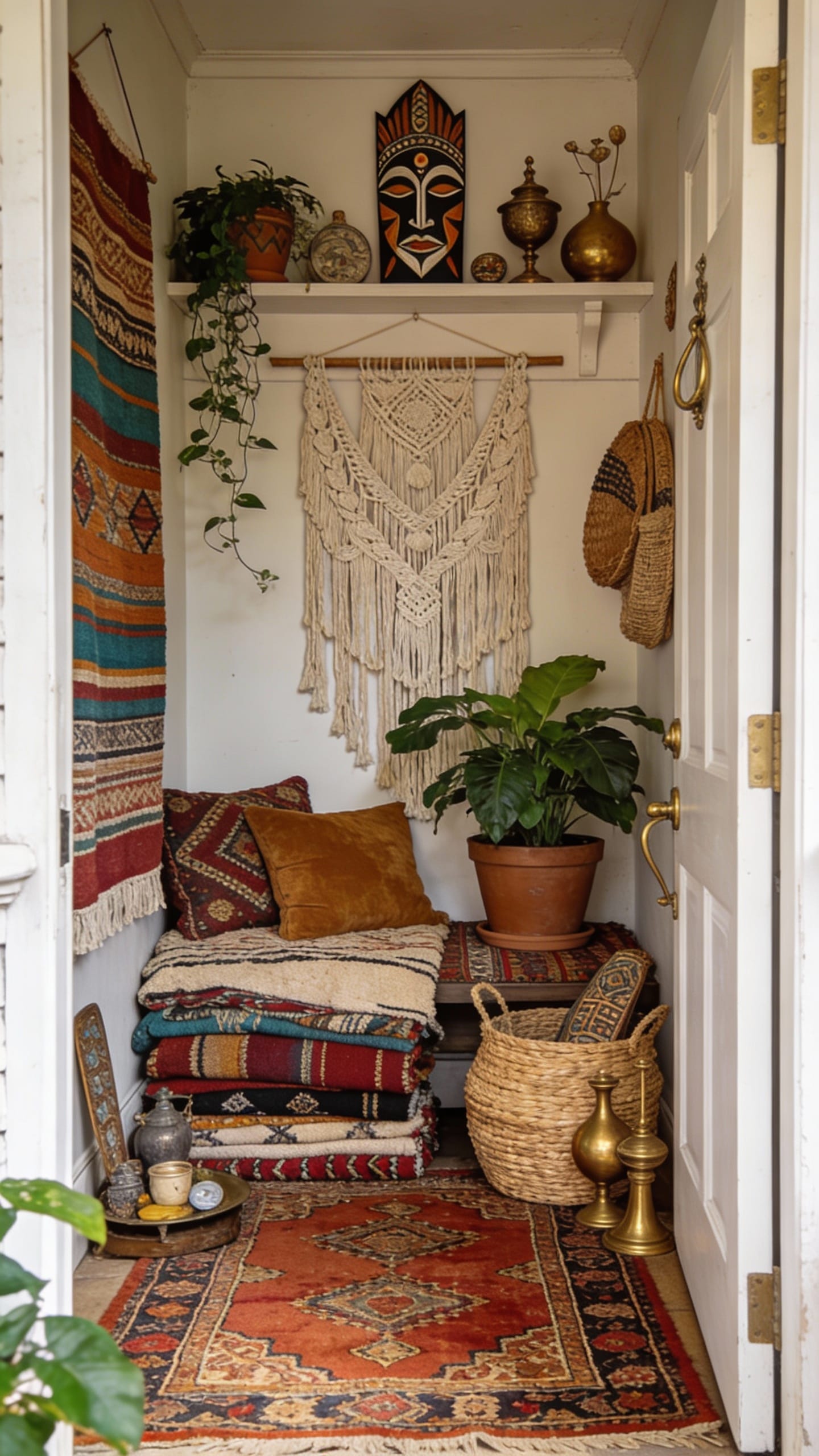 Eclectic Boho Collector’s Nook