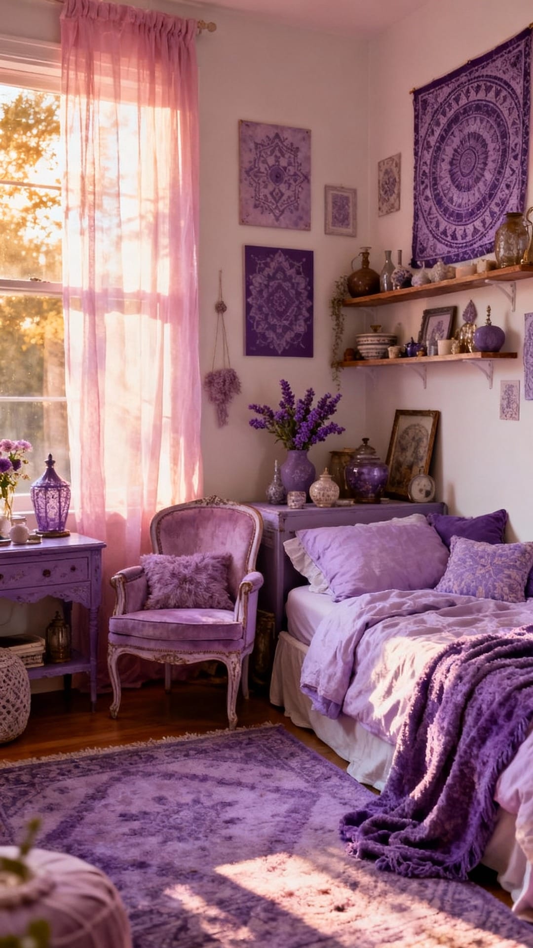 Eclectic Thrifted Purple Mix