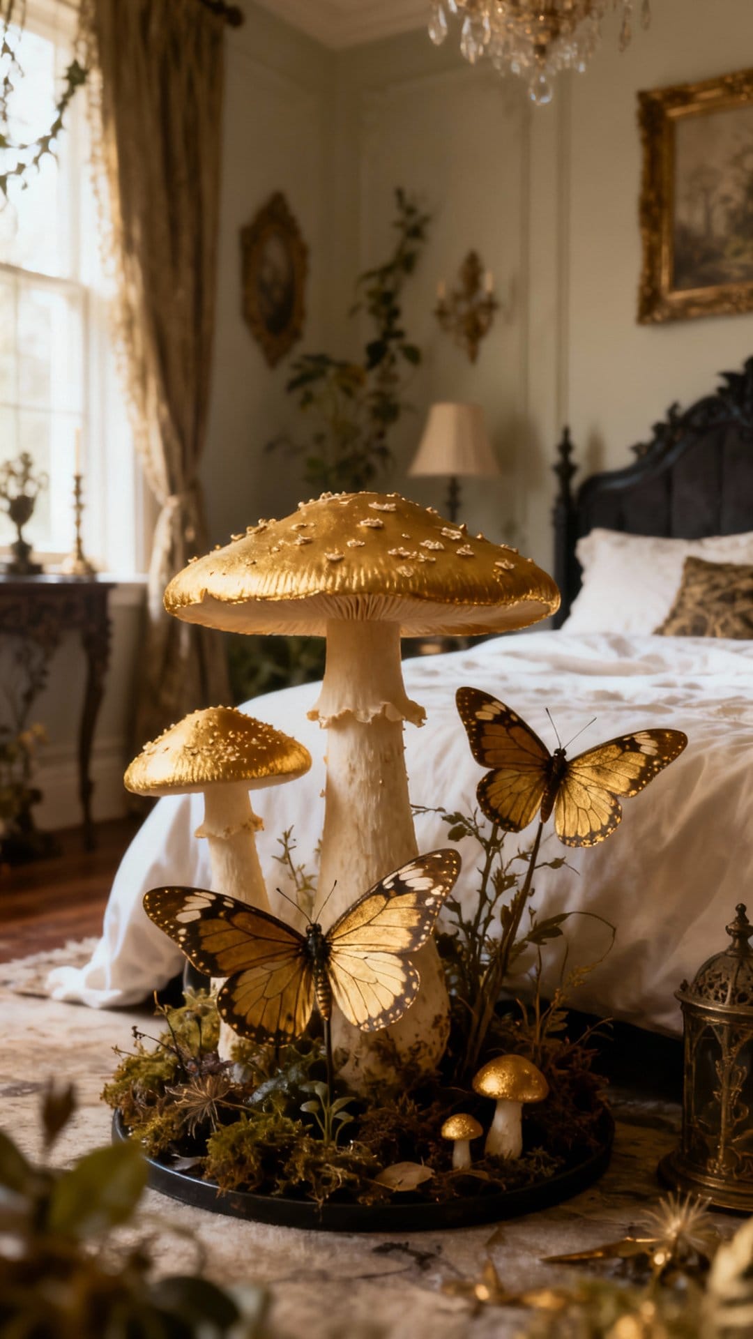 Enchanted Mushrooms and Moths