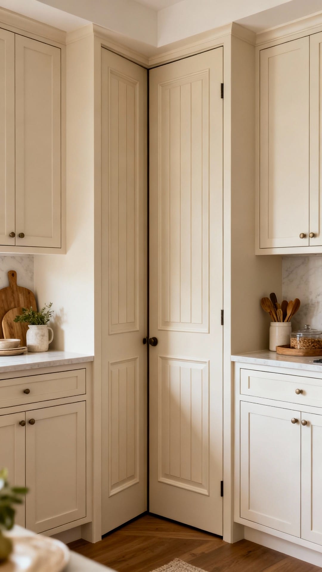 Hidden Walk-In Corner With Paneled Secret Door