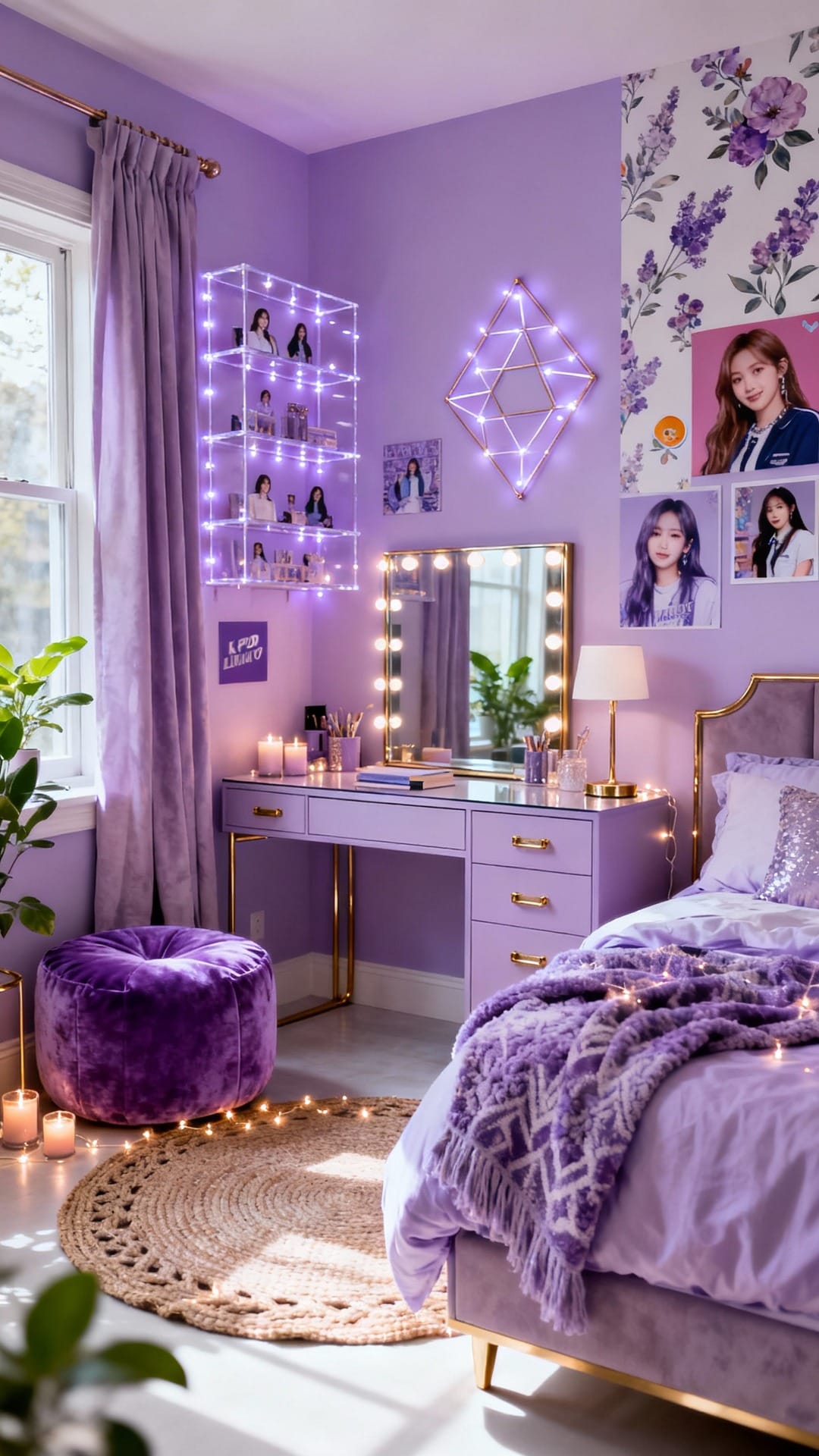 K-Pop Lilac Fan Zone