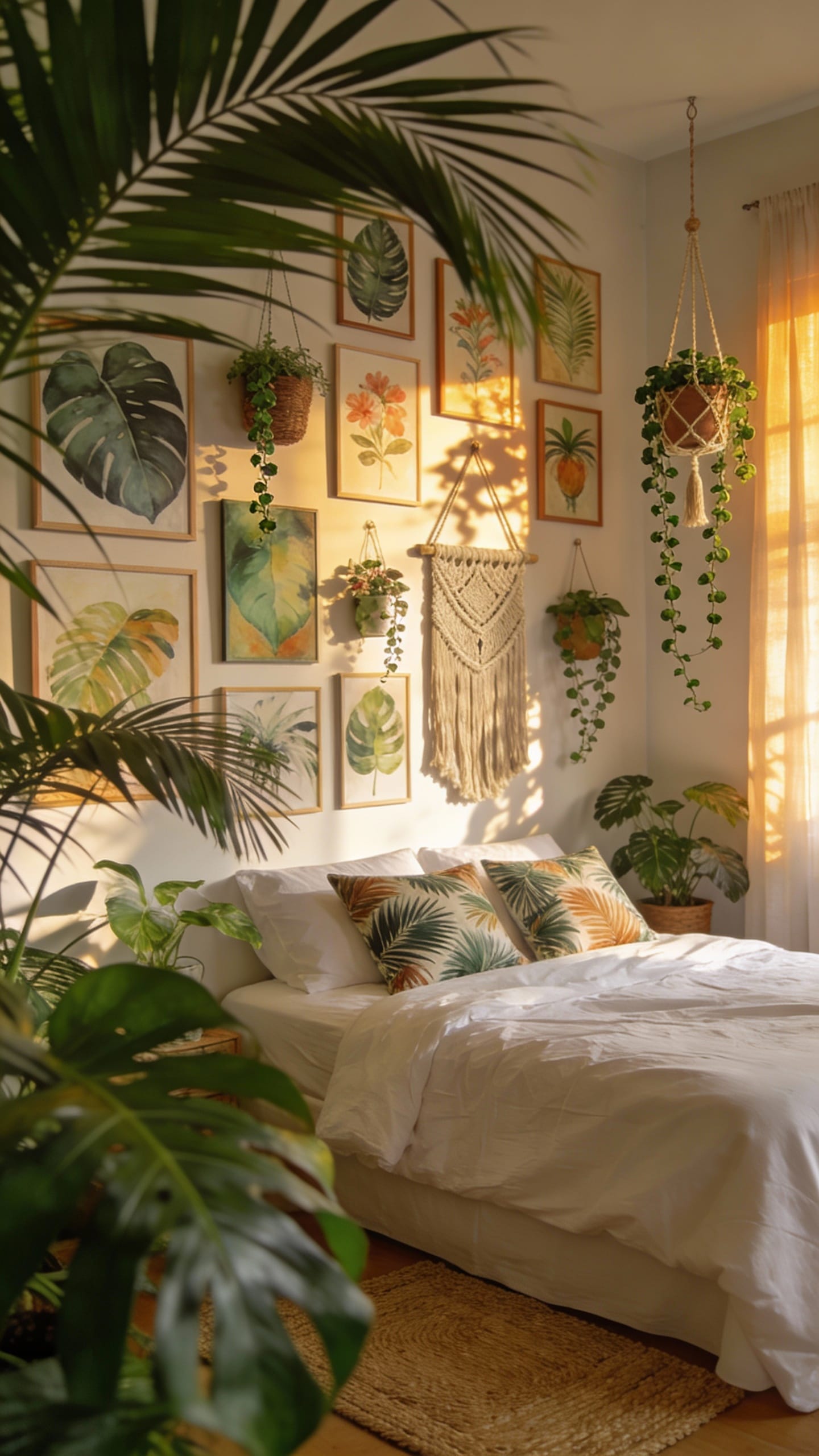 Lush Tropical Escape With Oversized Palms