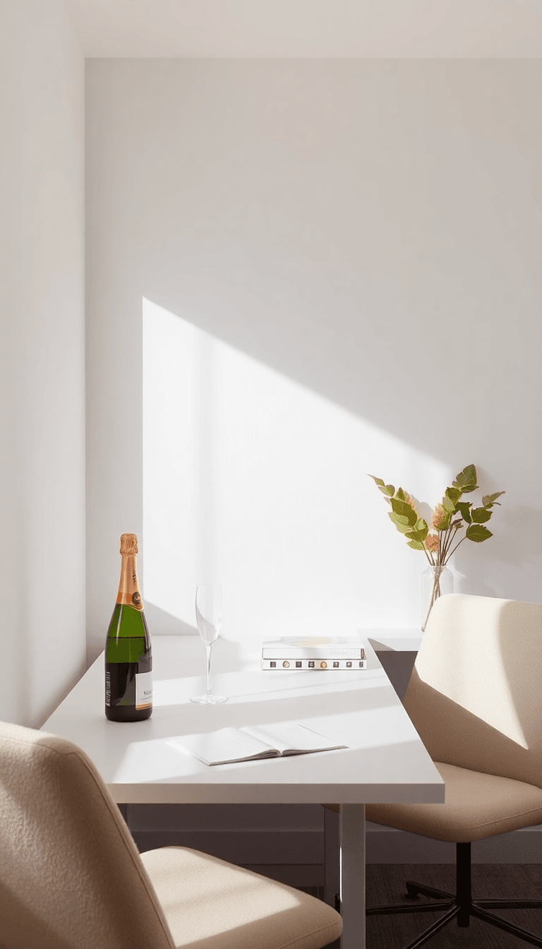 Minimal Glam With Champagne and Soft Glow