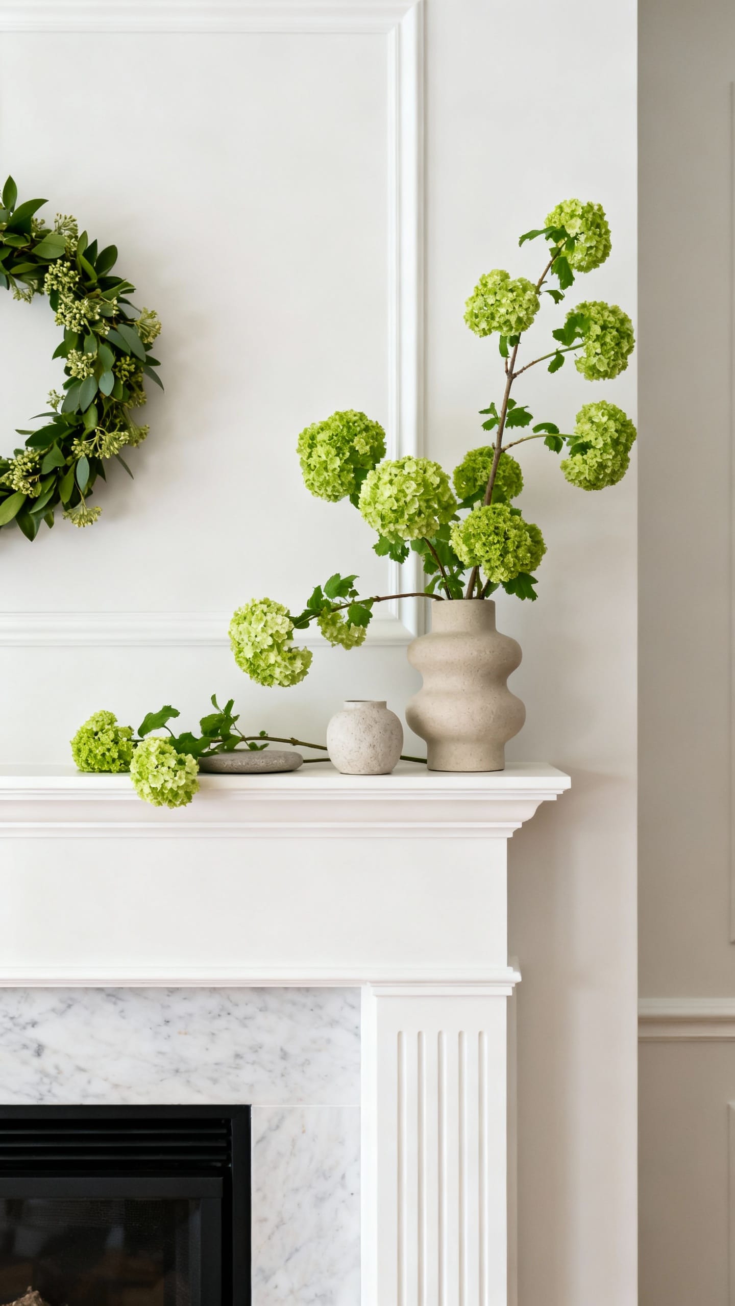 Modern Minimalist With Sculptural Greenery