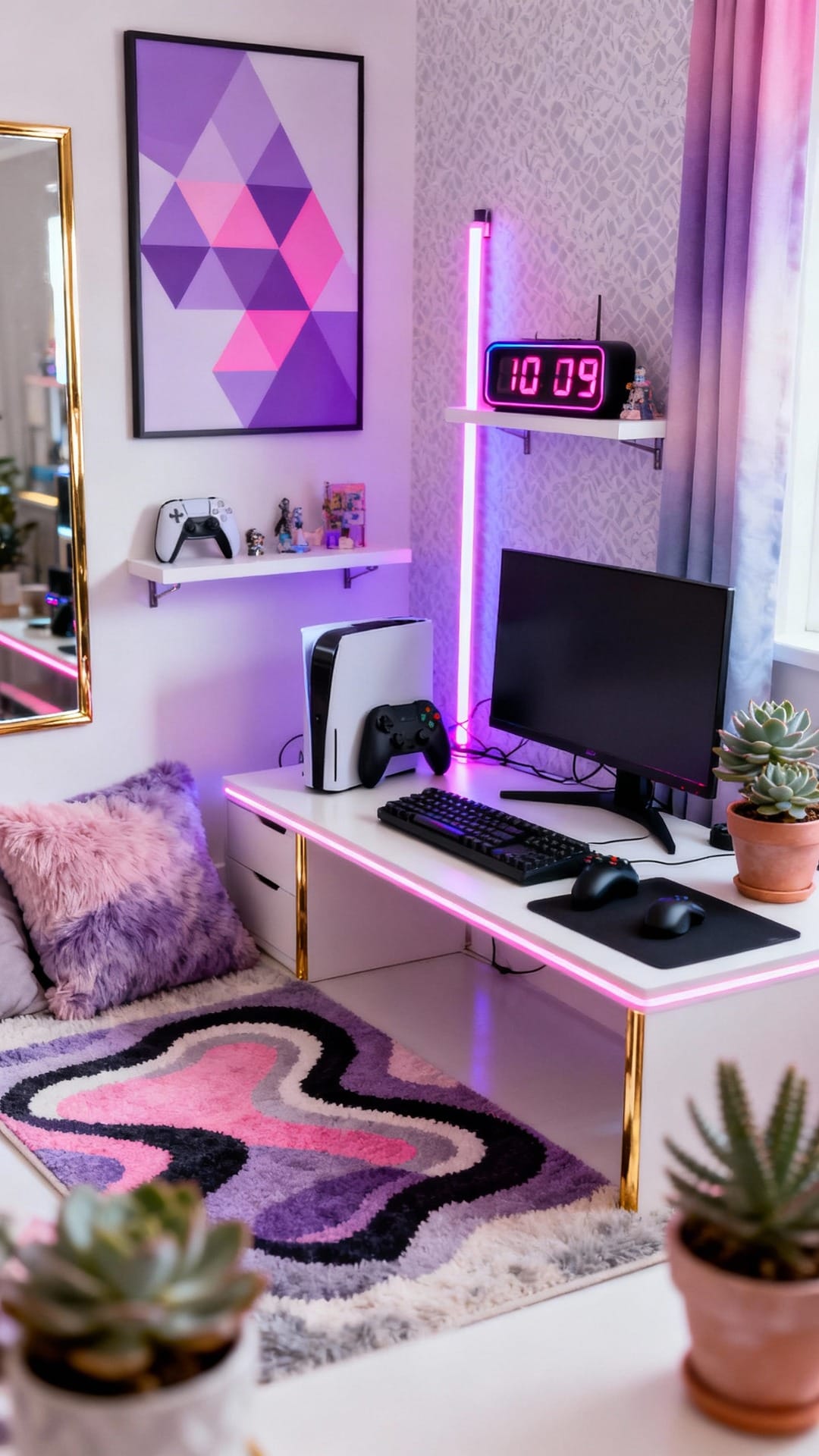 Neon Pop Gamer Loft