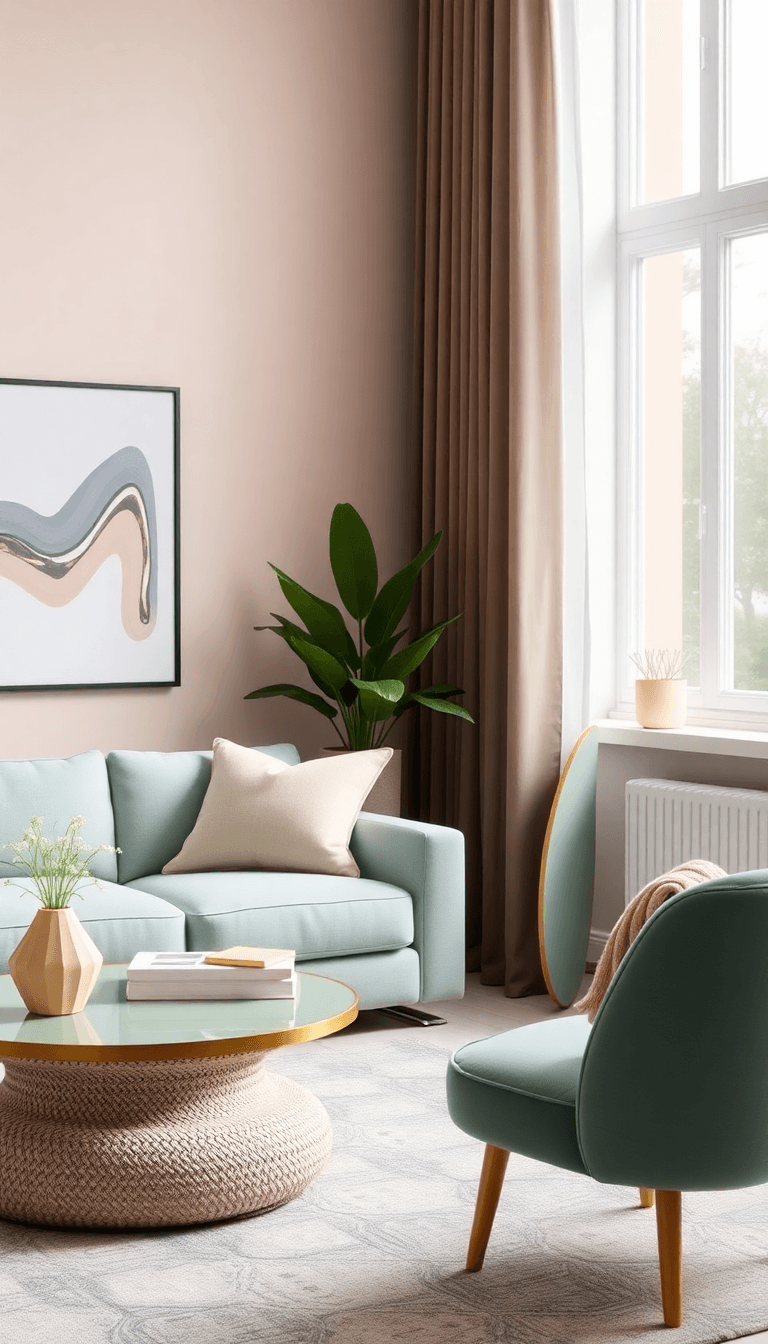 Pastel Modern With Sculptural Shapes