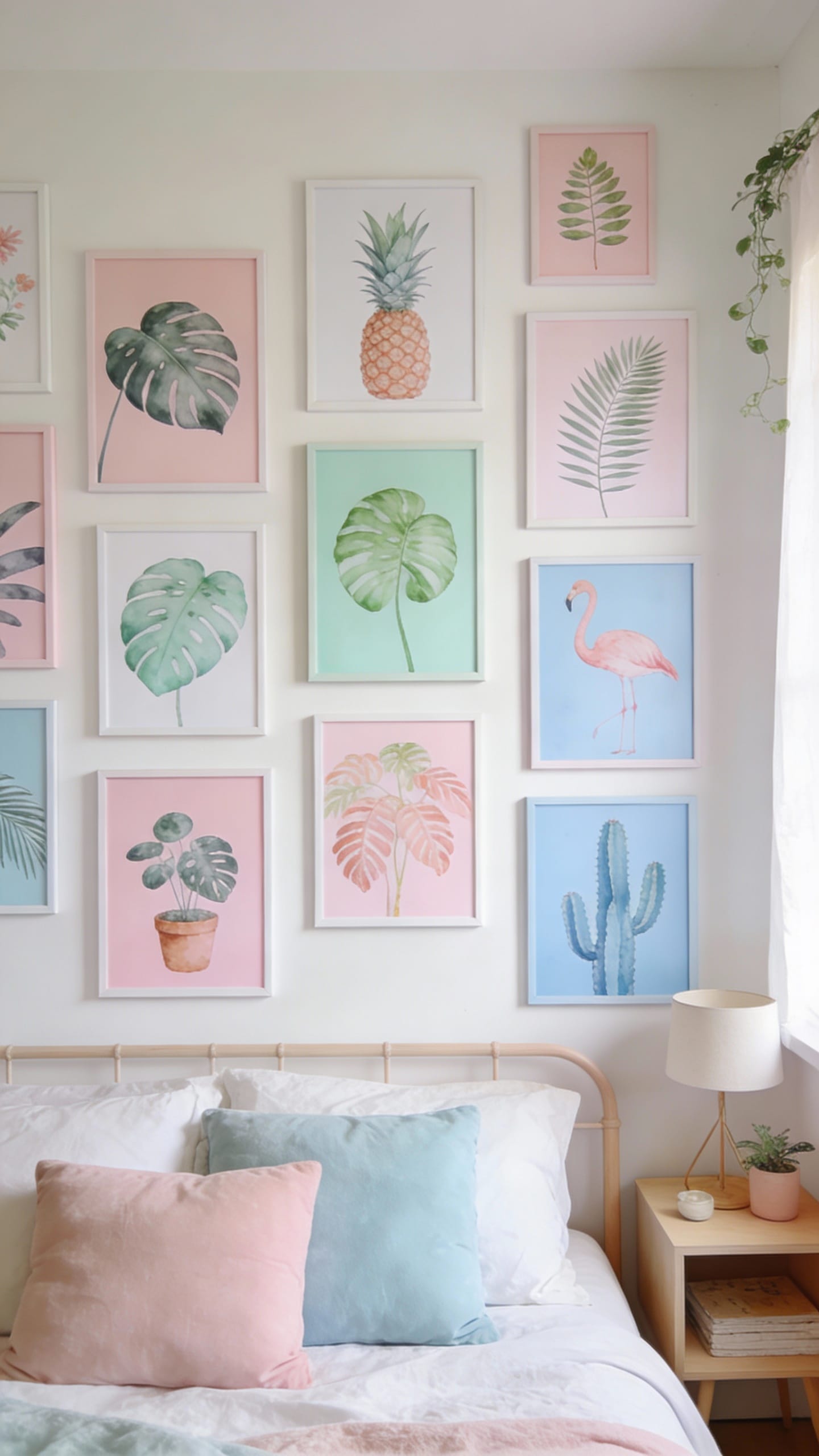 Playful Pastel Jungle for Small Spaces