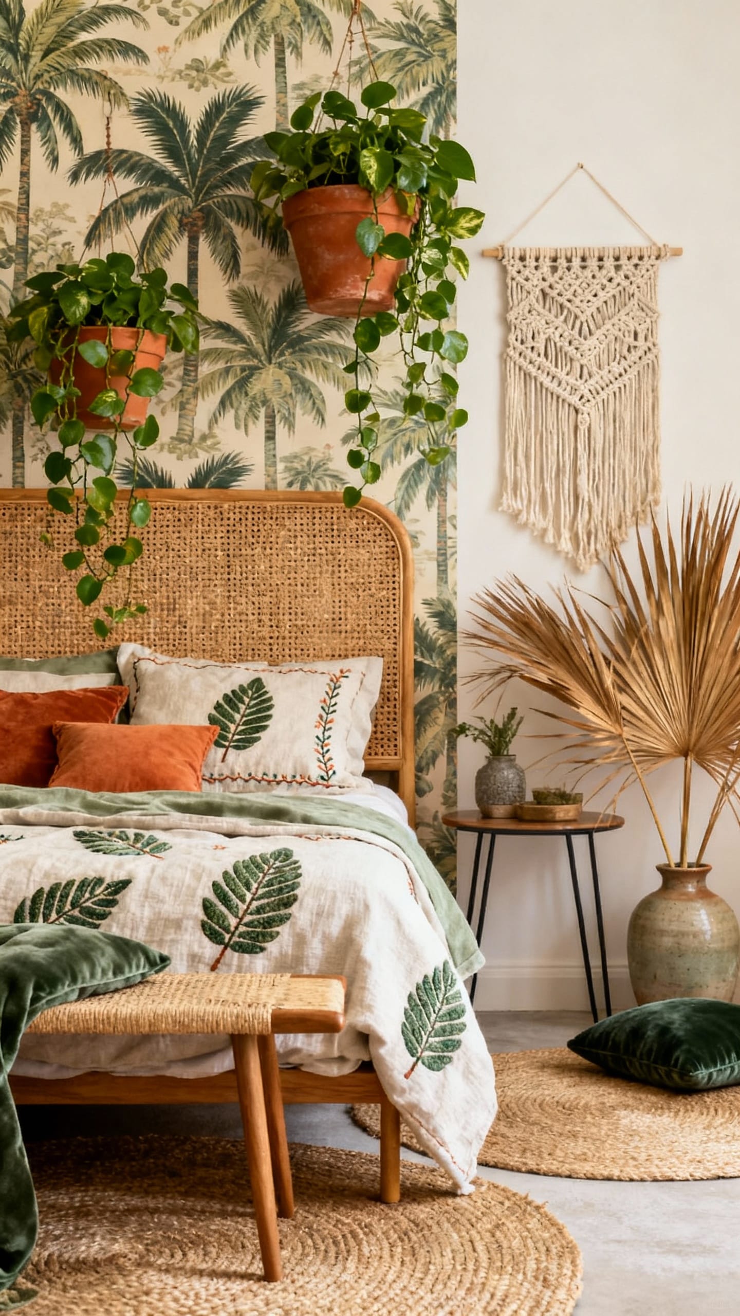 Retro Palm Print Revival