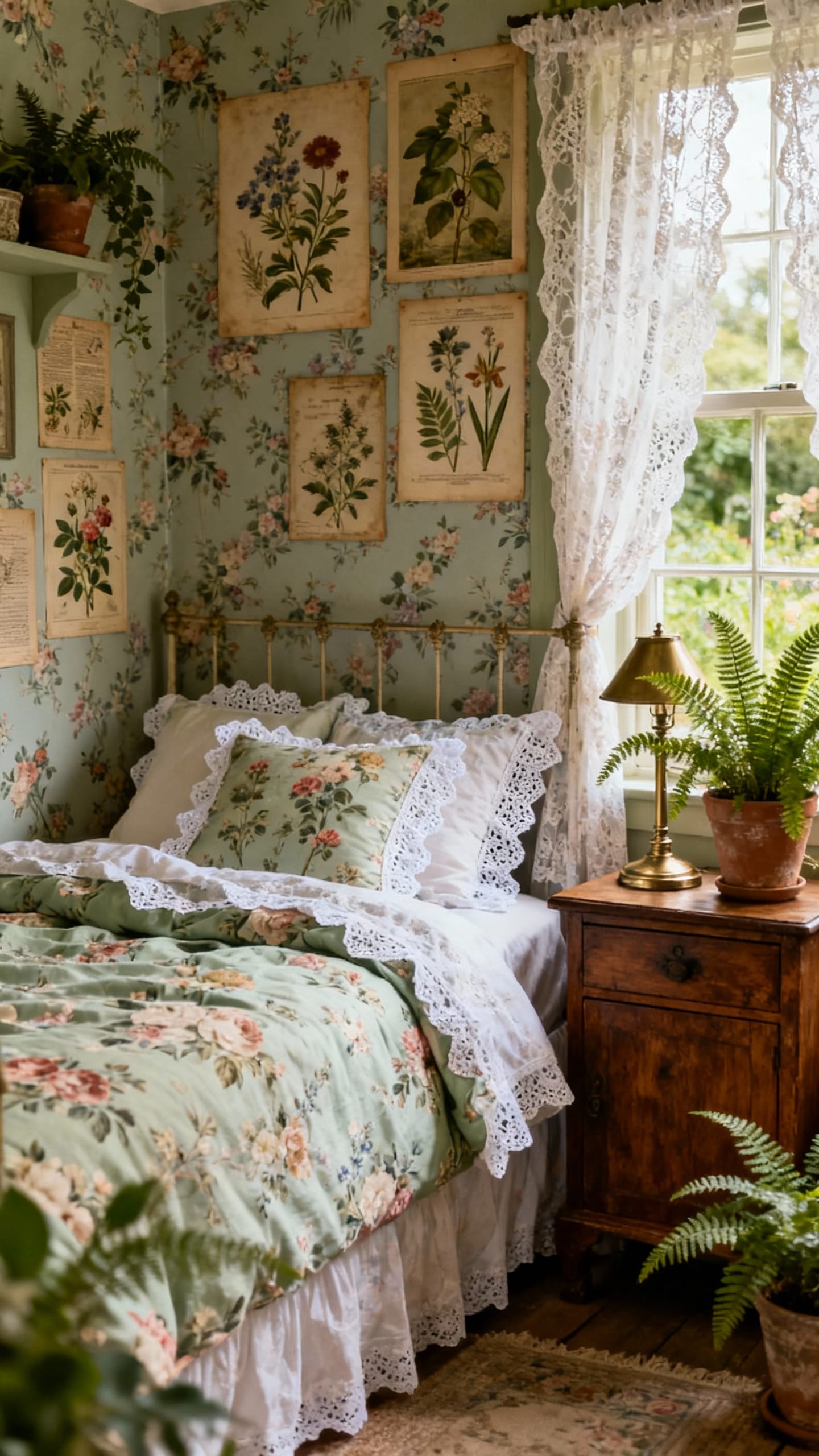 Romantic Garden Cottage With Chintz and Lace