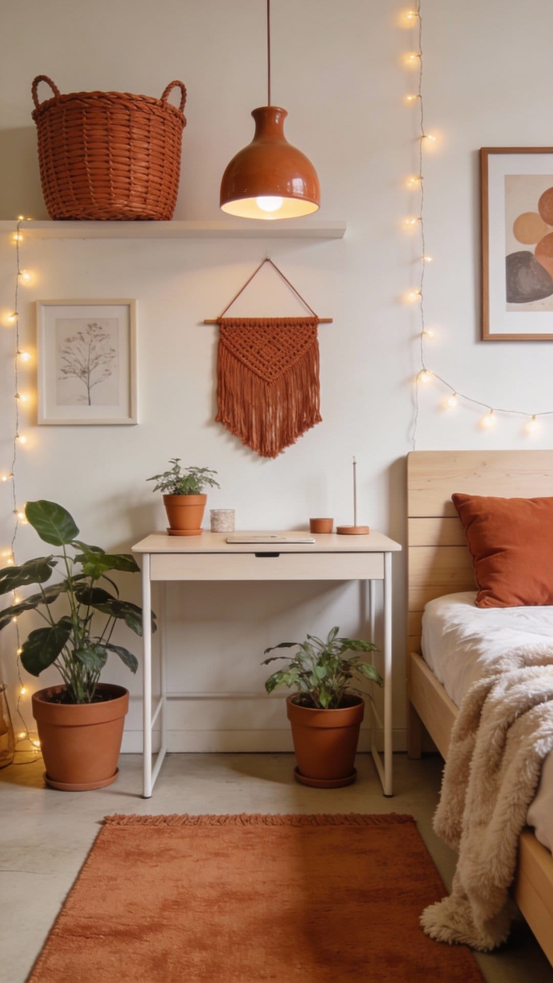 Scandinavian Calm With Terracotta Accents