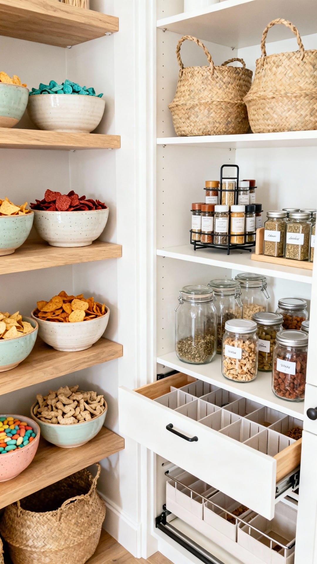 Scandinavian Family Zone With Snack Stations