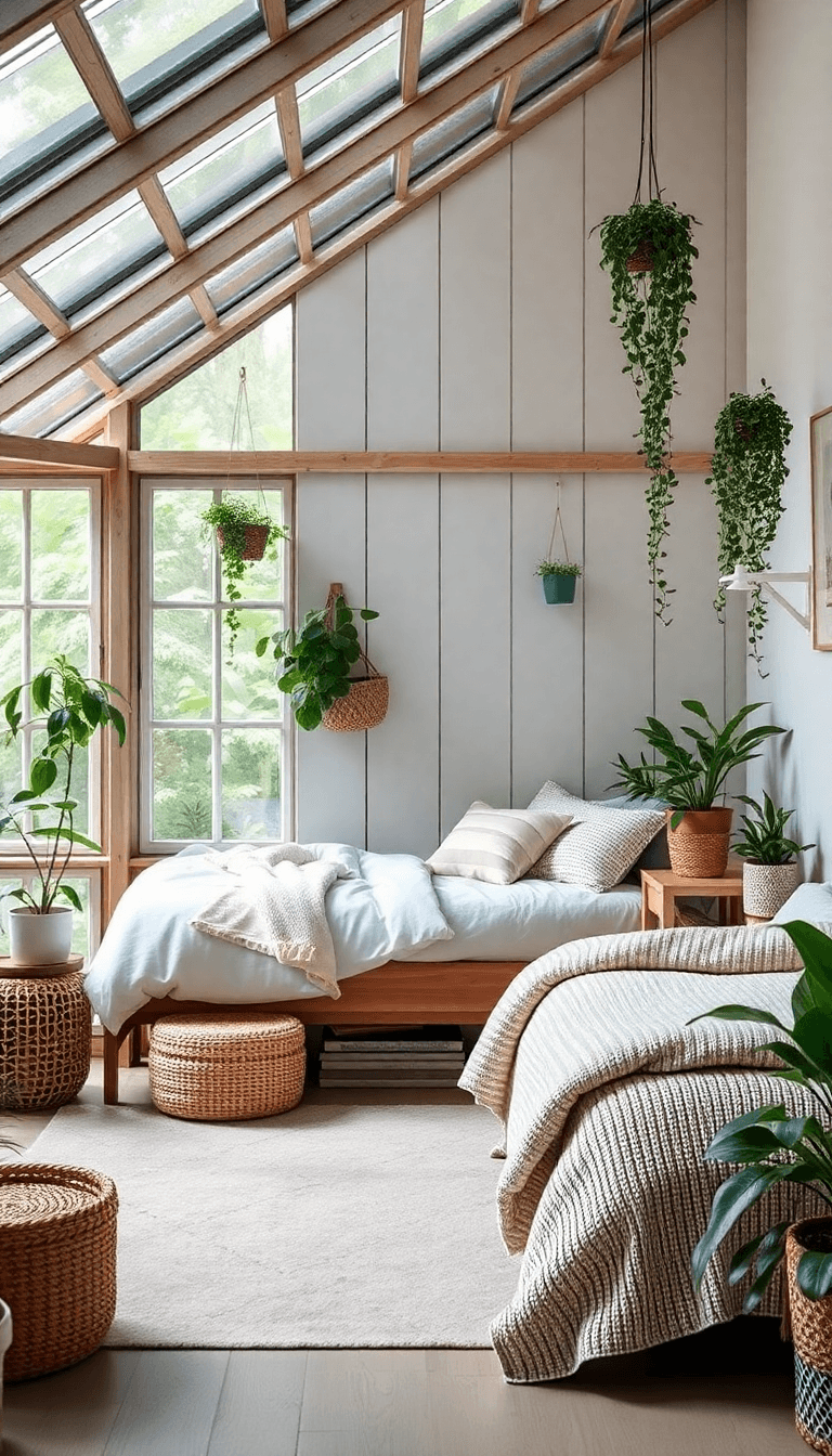 Serene Scandinavian Greenhouse