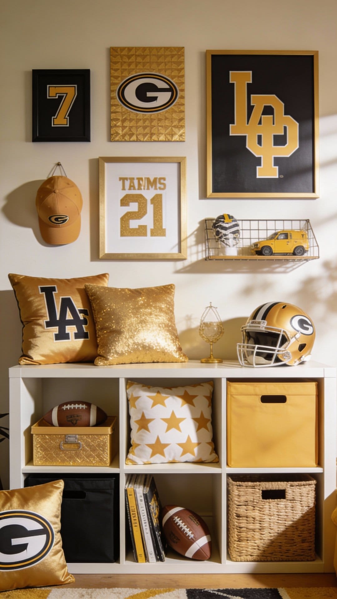 Sports Fan Zone With Clean Team Colors