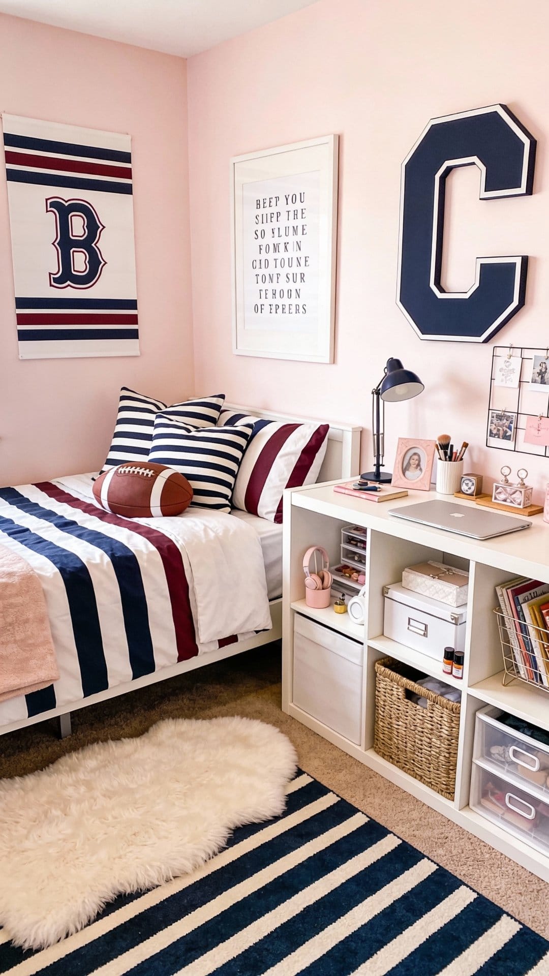 Sporty Prep With Varsity Stripes