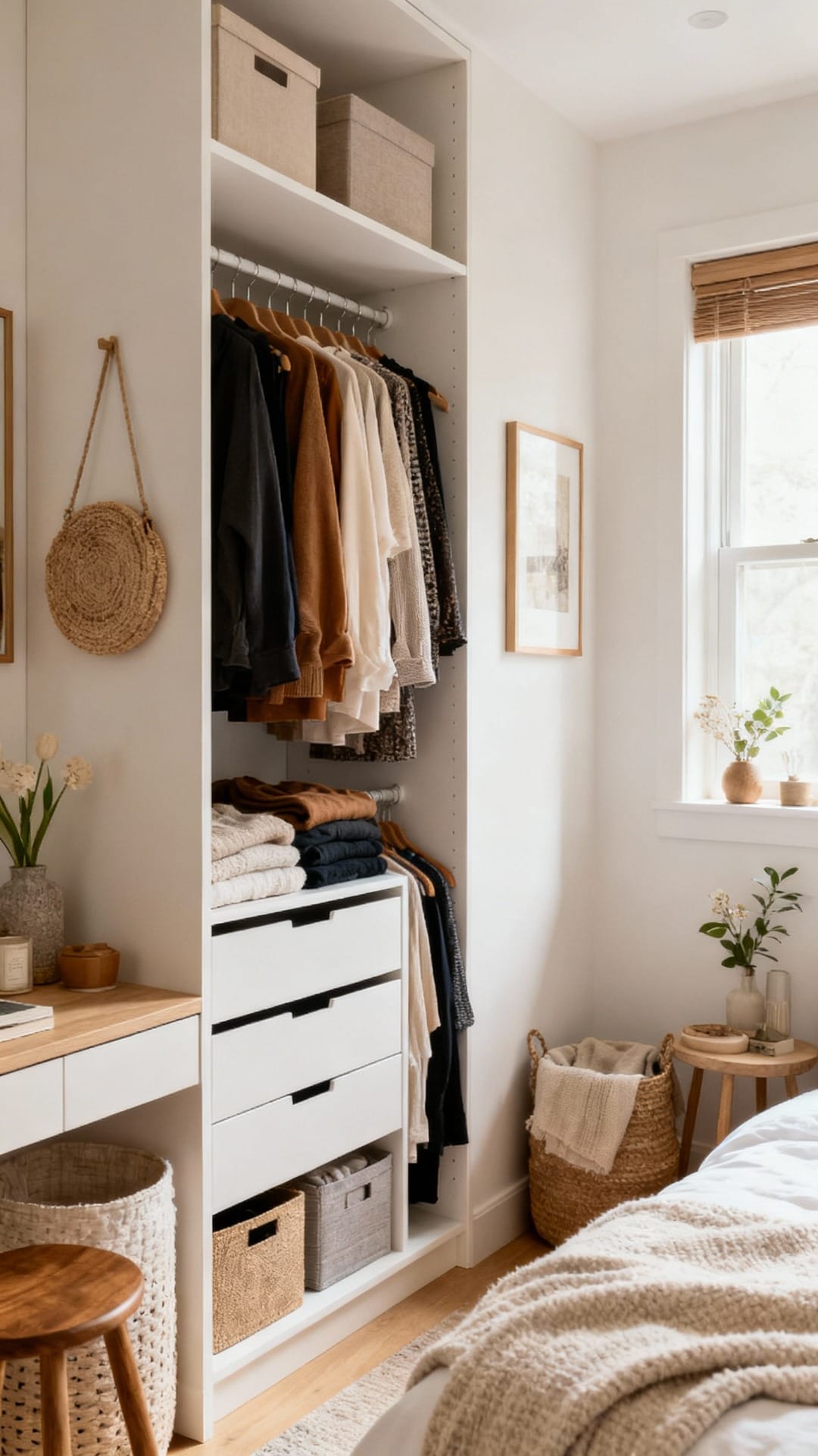Ultra-Functional Capsule Wardrobe Room