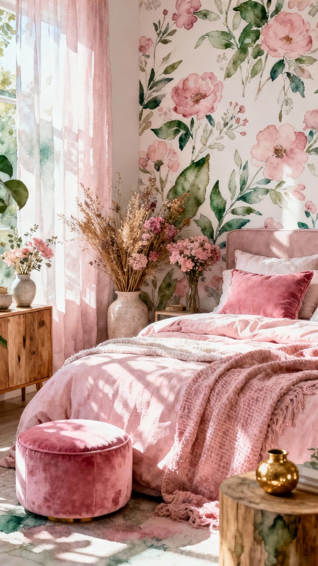 Watercolor Bloom Retreat