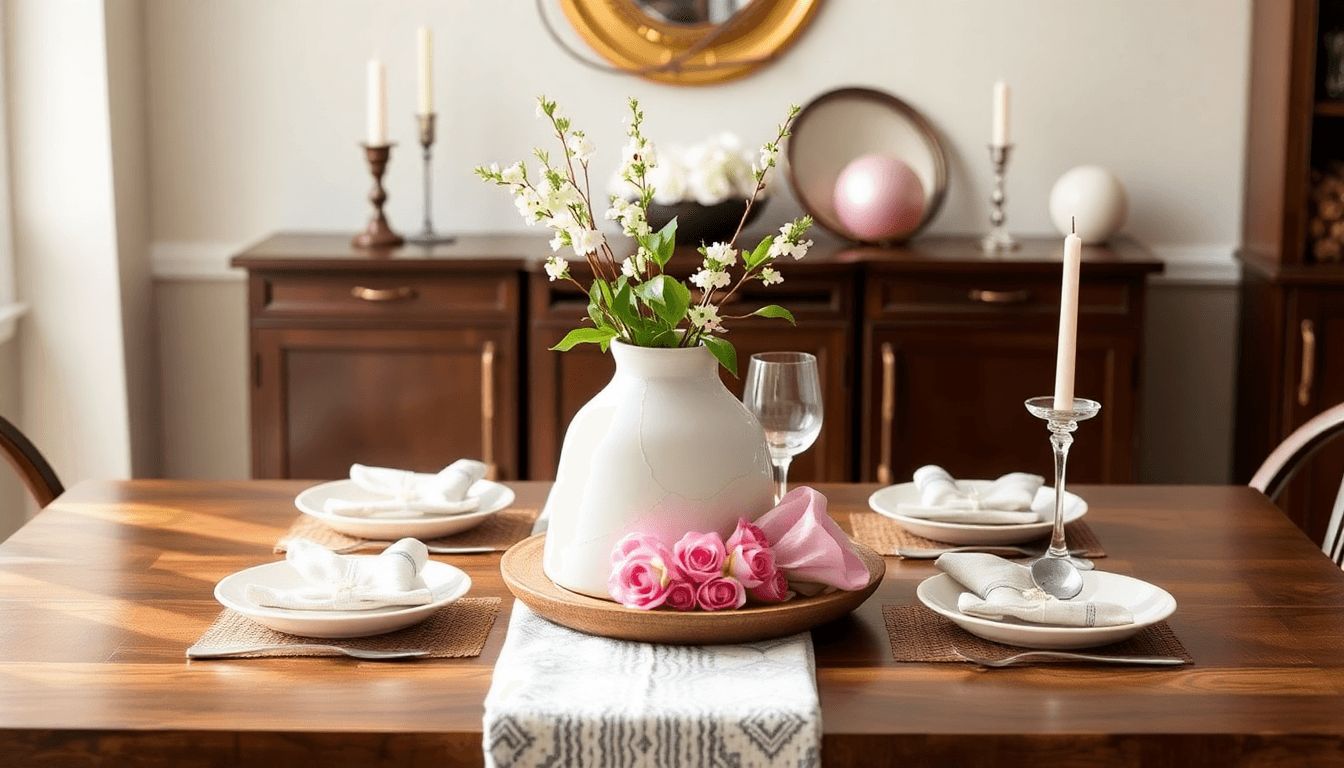 Spring Table Decor