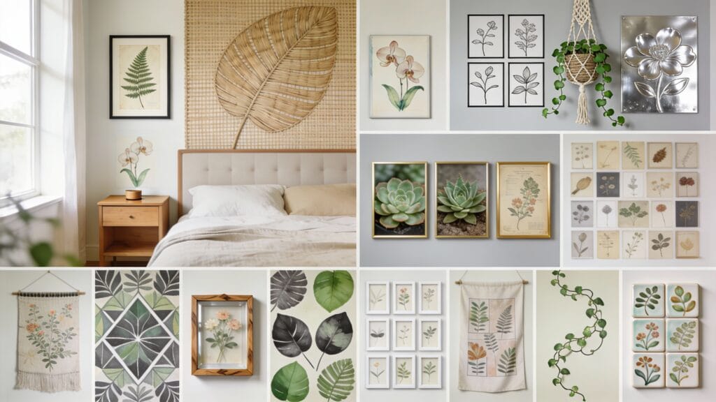 19 Botanical Wall Art Bedroom Decor Ideas to Refresh Your Space