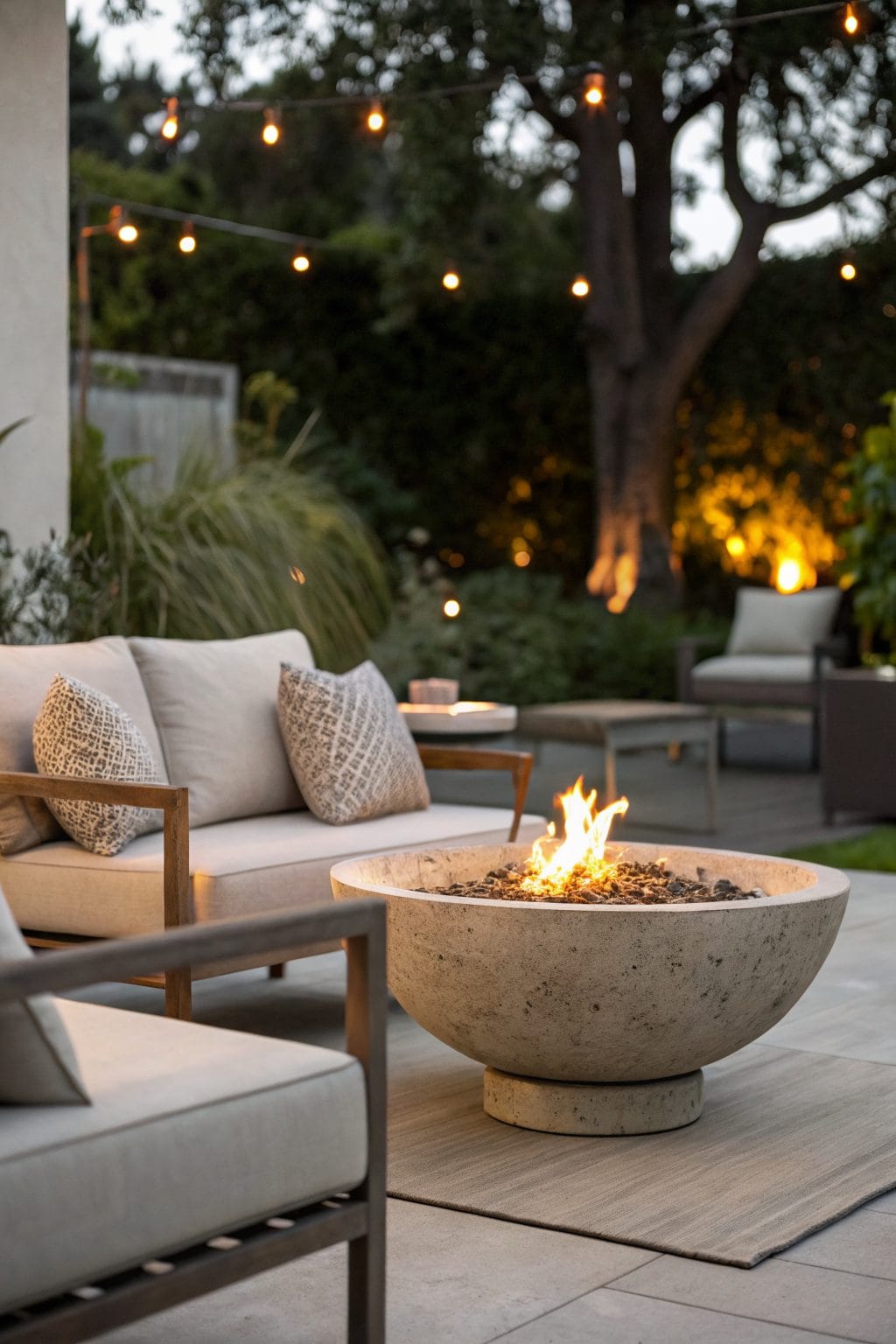 Cozy patio fire moment style 4