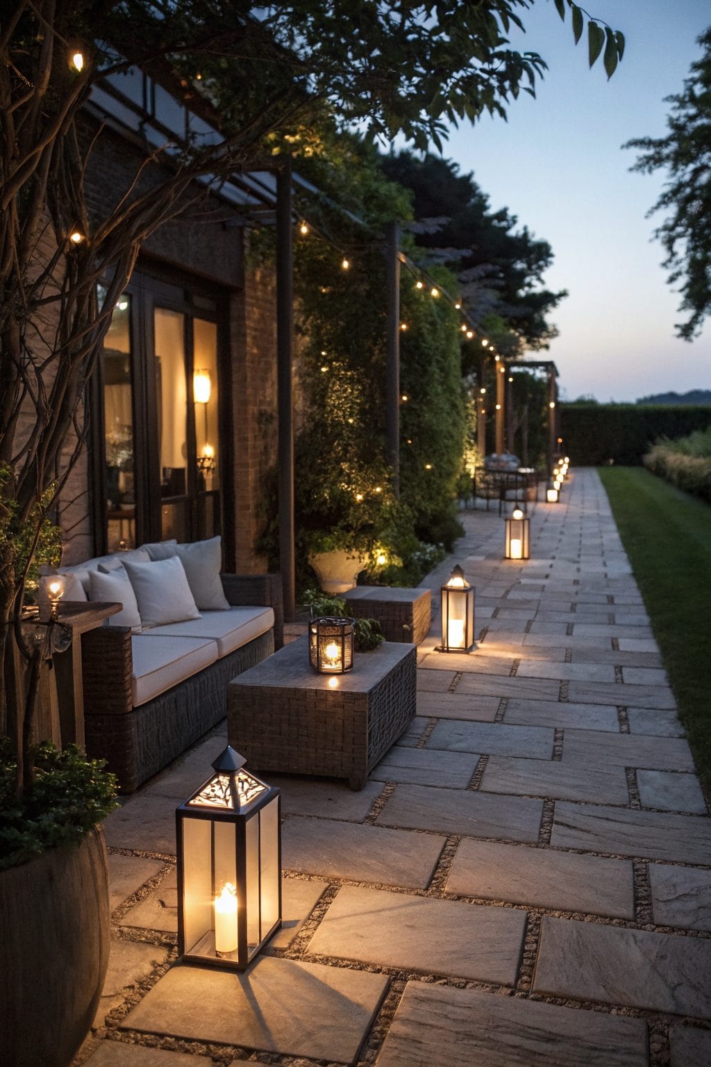 Layered patio lighting style 2