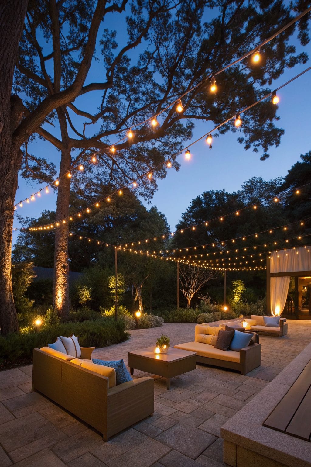 Layered patio lighting style 3