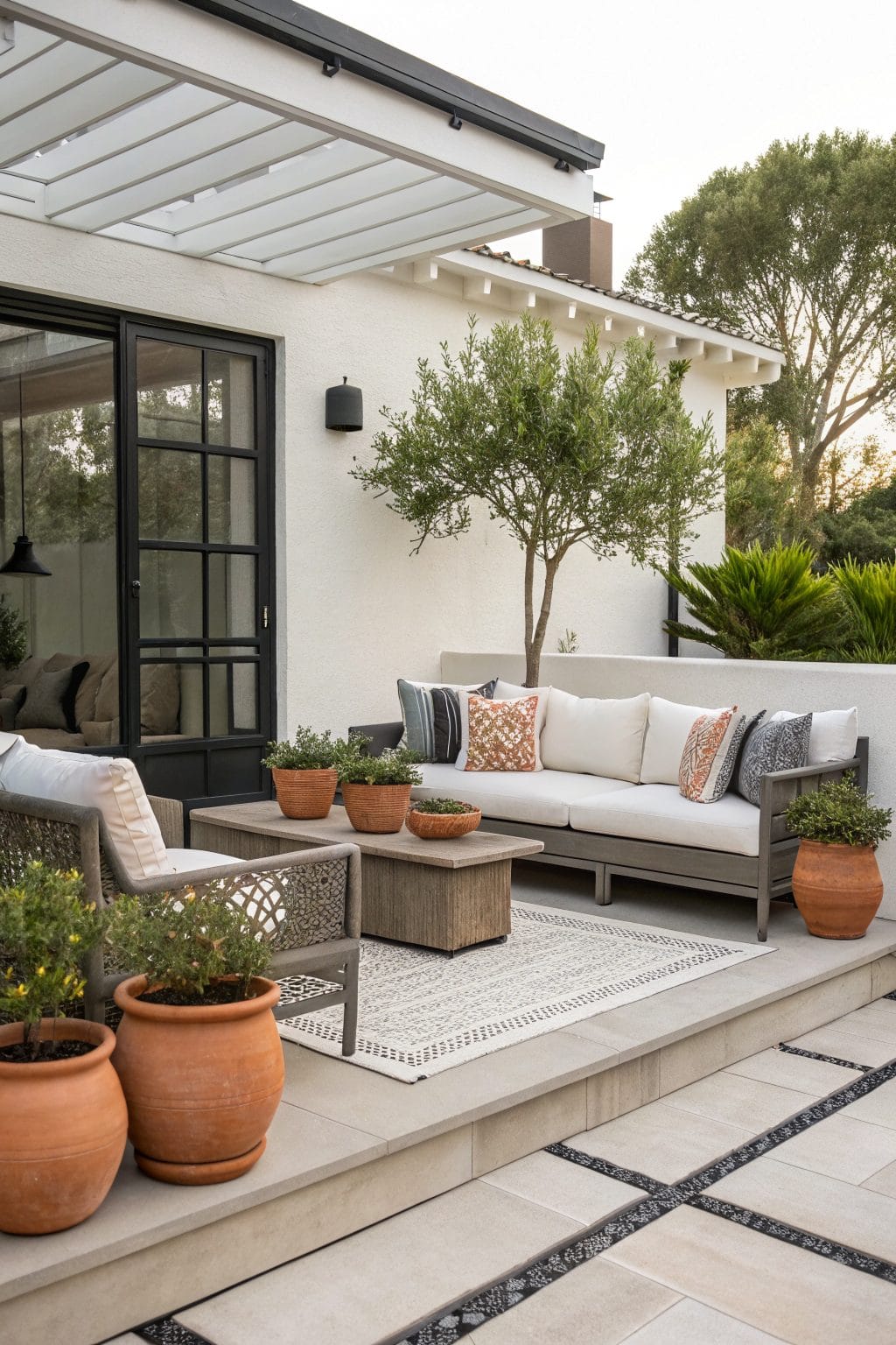 Bold minimal color palette patio 2