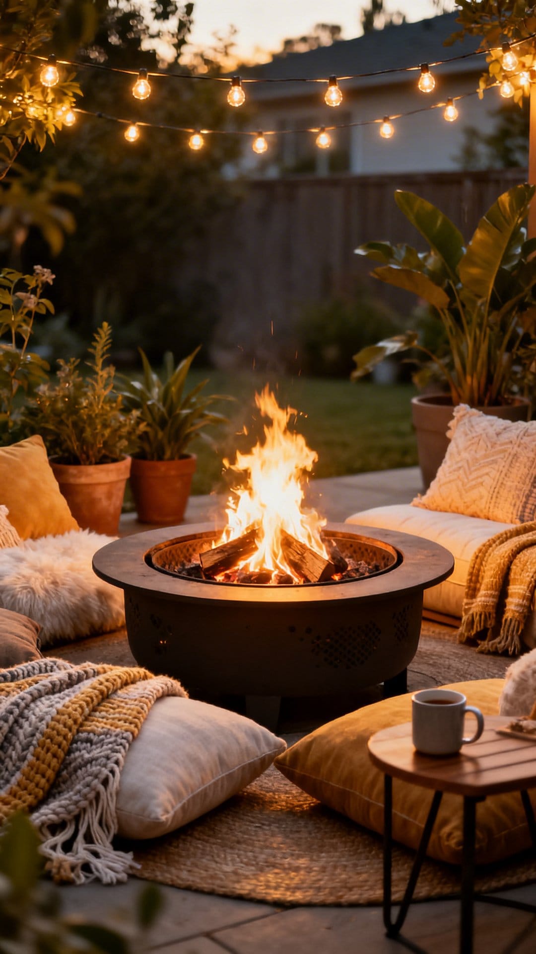 A Fire Pit You'll Actually Use (Gas Or Wood)