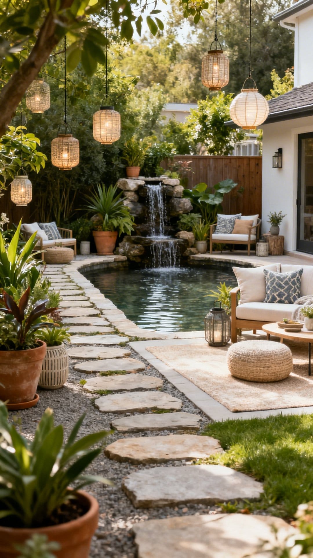 Add A Water Feature For Calm Vibes