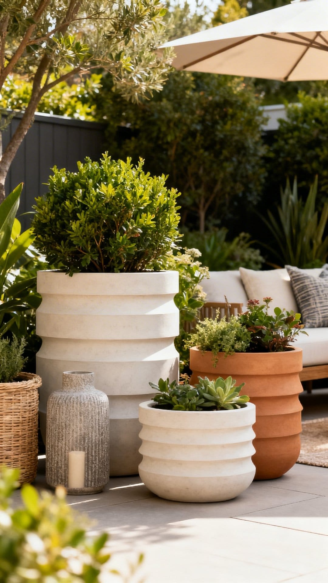 Add Architectural Planters For High Impact