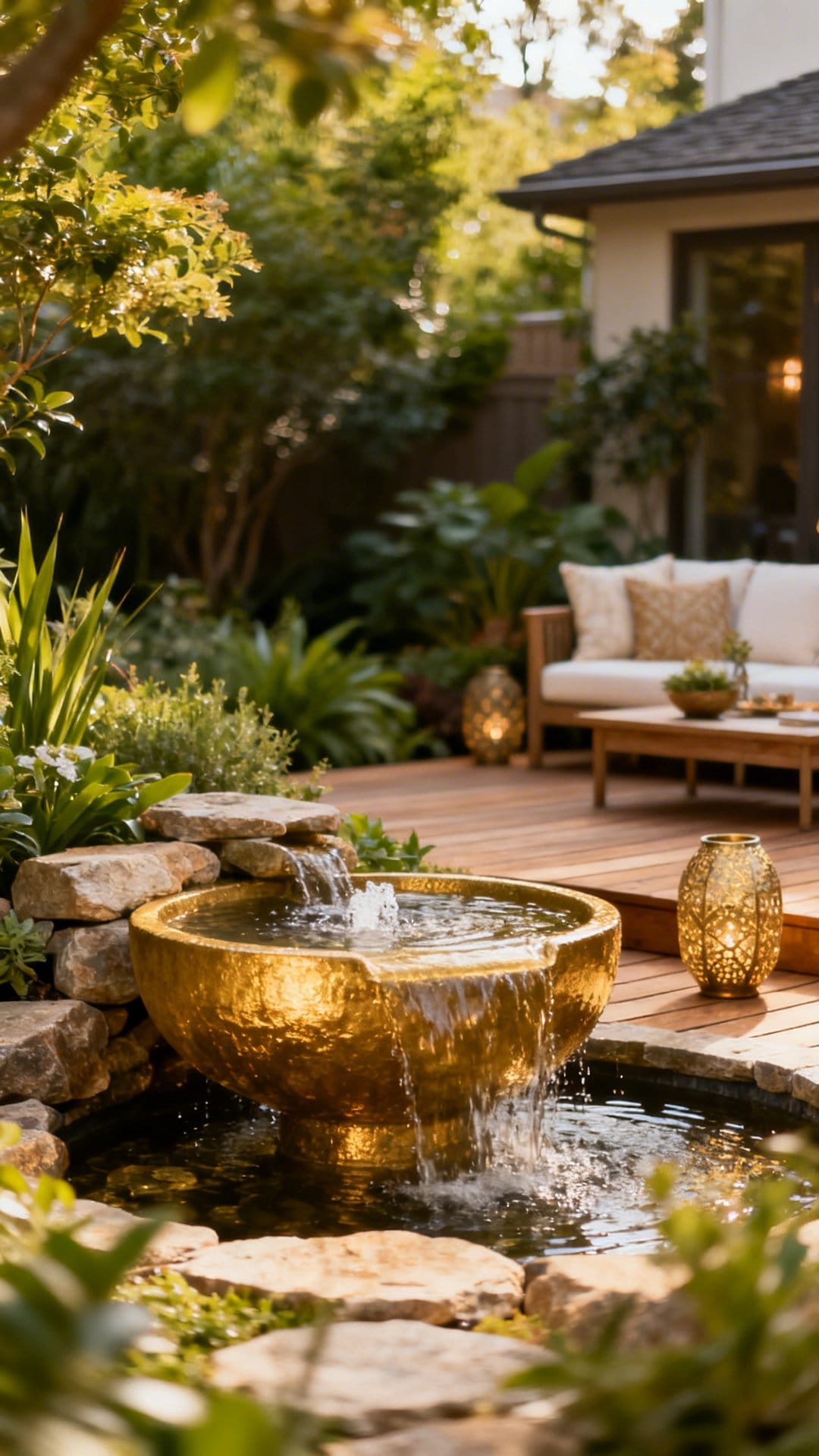 Add a Statement Water Feature