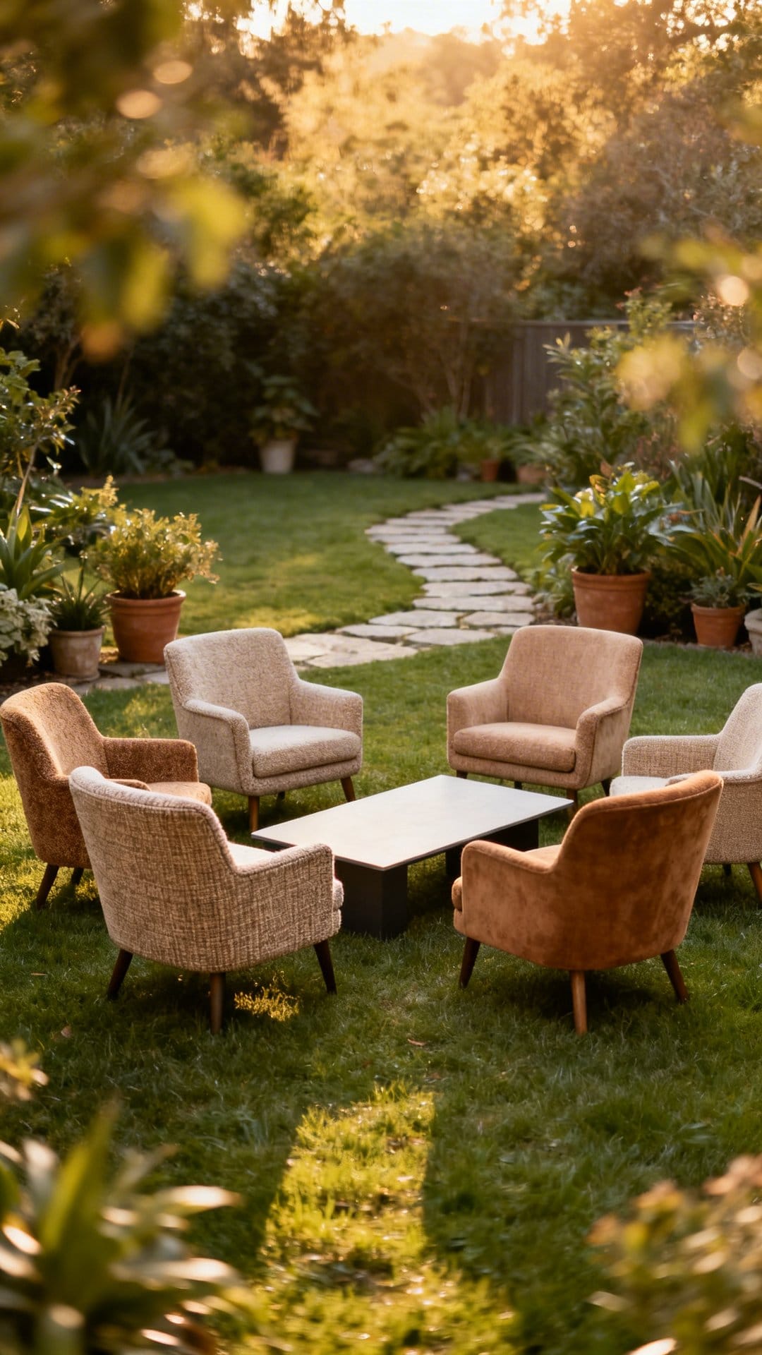 Arrange Club Chairs in a Welcoming U